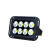 诺司朗 LED灯 照明灯 户外高杆路灯 厂房广场高杆灯 暖白光800瓦 IP65 单位：个 黑色