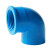 语塑 塑料给水管配件 蓝色塑料内丝角弯 De32 一个价 定制