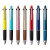 uni 进口多色中油笔MSXE5-1000四色圆珠笔+自动铅笔 花语限定款多功能签字笔 4+1多功能笔 浅蓝