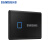 三星（SAMSUNG）T7 T5 T9 移动固态硬盘 USB3.2 三防移动硬盘 迷你纤薄小巧便携 T7 Touch 经典黑 指纹识别 2TB