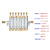 河谷容积式分配器定量油排HEGR注塑机分油器CNC车床加工中心油路 7位(稀油含接头)吐出量0.3ml