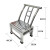 星舵（加厚不锈钢椅子25CM 高）加厚不锈钢餐椅人体工学椅靠背椅书桌椅户外休闲椅凳子剪板D298