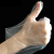 海斯迪克 gnjz-132 一次性手套(1000只) pe塑料薄膜透明餐饮卫生清洁手套 加厚款