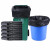 卫洋 WYS-188 黑色加厚大号餐饮厨房垃圾袋环卫垃圾桶特厚商用塑料袋 80*100cm/50只