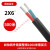 平方铝芯线 国标2芯铝芯户外线 6 平方双芯铝线护套线 国标2芯6平方(500米)