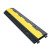 省之优减速带 橡胶减速板 公路交通设施道路汽车限速带 PVC盖板二线槽1000*250*50mm