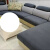 Evich欧式沙发套全包罩U型贵妃组合笠4米通用组客厅通用 静若-玉米粒西湖蓝 4个靠背M 高45-70长70-90