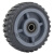 奔新农风火轮聚氨酯脚轮 耐磨轻音重型工业轮子 5寸单轮1个 灰色