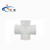 米星（MSTAR）PVC排水管件 十字等径异径四通 加厚平面PVC四通 白色 50（1个装）