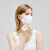 库铂 kn95口罩带呼吸阀 防工业粉尘灰尘PM2.5雾霾个人呼吸防护劳保用品 10只耳戴款（2007V）