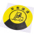 海斯迪克 HKQS-20 地面安全标识 防水耐磨磨砂地贴标识帖 提示牌警示牌贴纸直径30cm 安全出口