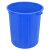 中典 YJ-E085 圆形水桶 塑料桶储物收纳桶酒店厨房大号环卫物业垃圾桶 白色100升无盖