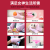 奥斯科ASAP一次性丁晴手套无粉防水防油手套麻面清洁乳胶手套劳保工业加厚丁腈橡胶手套100只 粉红色20880 小号-S码