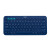 罗技（Logitech）K380蓝牙键盘 笔记本平板IPAD电脑静音键盘多设备时尚超薄便携巧克力按键 蓝色