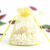 DYQT网纱袋子抽绳100装珍珠纱袋束口袋化妆品试用装纱袋透明喜糖袋 黄色 7*9(100个数量格)