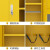 康迪普 防爆柜易燃易爆物品储存柜安全防爆柜工业化学品存放柜防火防爆安全柜 红 4加仑560*430*430mm