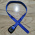 高空作业安全带配套备用替换加长厚工地腰带可订做 涤纶龙头带护板蓝色1.5米