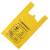 魅祥 黄色垃圾袋 医疗废物垃圾袋 大号加厚黄色双面3丝垃圾袋 5L手提32*38cm（100个）