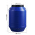 知旦化工堆码桶50L工业氟化桶储水桶610811蓝色圆桶