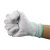 稳斯坦 WF123 PU涂掌手套 防滑手套浸胶涂层点塑纱线劳保手套 (10双)绿M