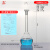 容量瓶高硼硅A级出厂检定证书透明棕色科学实验室玻璃仪器定容具PE盖5 10 25 50 100 200ML透明+出厂证书