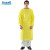 安思尔ANSELL Microgard 3000黄色带袖围裙款式214耐酸碱防化围裙实验室防酸碱化学防护定做 M# 1件
