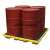 JESERY杰苏瑞 化学品处理 4桶盛漏平台防泄漏托盘SD204化学品存储化工厂油桶安全实验室平台
