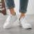 回力 板鞋男休闲鞋小白鞋男士滑板鞋白色低帮透气潮流运动鞋 WXY-L319N 白绿 43