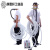 定制电动送风式长管呼吸器 防尘防毒面罩面具单人电动送风式长管呼吸 双人电动呼吸器(20米)