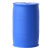 厂家加厚带盖蓝色200升塑料桶 闭口双环200l桶工业化工包装桶定制 蓝色 新料蓝9.5kg
