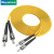 标燕 光纤跳线 ST-ST 单模双芯 黄色 10m