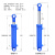 惠世达 液压油缸液压缸双向升降油缸小型液压油顶油压顶3吨实心(定制) 内径50 杆径28 行程250 实心电 