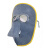 厚创 牛皮电焊面罩 施工电焊焊工防护面屏 轻便简易式可拆卸 BX-3配透明眼镜/1套