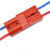电动叉车蓄电池充电插头电瓶连接器50a175a350a电源插件器 红色50A(2只端子一个胶壳)