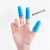 硅胶手指套防烫伤割伤指套耐高温防滑手指套子护手工制作工作干活 蓝色