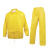 代尔塔 407003 工作雨衣涤纶套装款黄色M码1件装