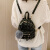 袋鼠（KANGAROO）迷你双肩包女新款韩版时尚休闲多用ins超火呢子小背包感女包 米白色