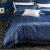 罗莱家纺纯棉床上四件套60支长绒棉被套床单被罩床上用品 蓝 200*230