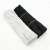 赫思迪格 包塑铁丝扎丝 扁形电镀锌铁丝扎线 Φ0.55mm 黑色10cm（1000根） HGJ-1499