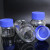 实验室玻璃仪器蓝盖瓶试剂瓶250 500 1000广口瓶圆大口瓶玻璃蓝盖瓶大螺口试剂瓶 蓝盖大口1000ml