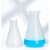 boliyiqi智选塑料三角烧瓶 塑料锥形瓶500ML1个直口加盖 