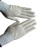 苏识白色尼龙手套芯 14针精密电子厂作业涤纶手套-蓝紫边人工加大码10付/包