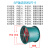 曼影（350-2高速/220V管道式）电机管道式轴流风机220v鼓风机风扇厨房商用高速强力380v工业通风K240