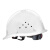 伟光安全帽 新国标 电绝缘 ABS透气 工地工程 圆顶透气白色