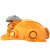 盛融乾安帽带风扇夏季工地降温遮阳太阳能制冷空调多功能可充电的头盔 黄色20000四风扇太阳能