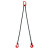 尚留鑫 起重链条吊索具3吨4米双腿G80锰钢组合吊具