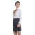 中神盾V-101男女式长袖衬衫170-175/5XL(100-499件价格)白色超细斜