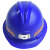 筑采（ZHUCAI）矿用安全帽防砸建筑磨砂防护抗摔防砸 反光工地头盔 蓝色 5顶起售