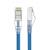 千天（Qantop）QT-WP18L 六类非屏蔽网络跳线 工程级CAT6类网线 1米纯铜成品网线蓝色