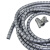 天旭包线管束线管电线理线器收纳绕线器电源线收纳套管22mm直径50米银灰色 1卷
